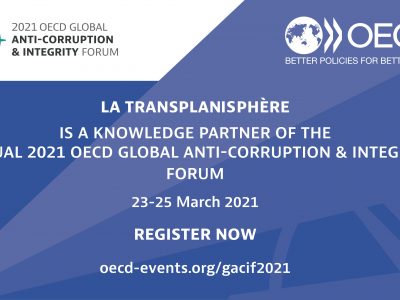 La Transplanisphère au Forum mondial de l’OCDE 2021 sur l’intégrité